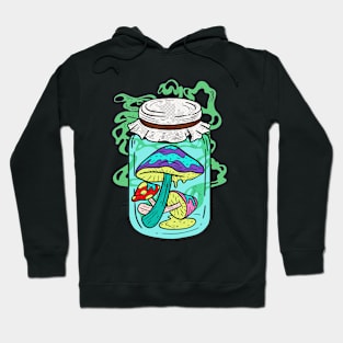 Psychedelic Mushrooms Mason Jar Hoodie